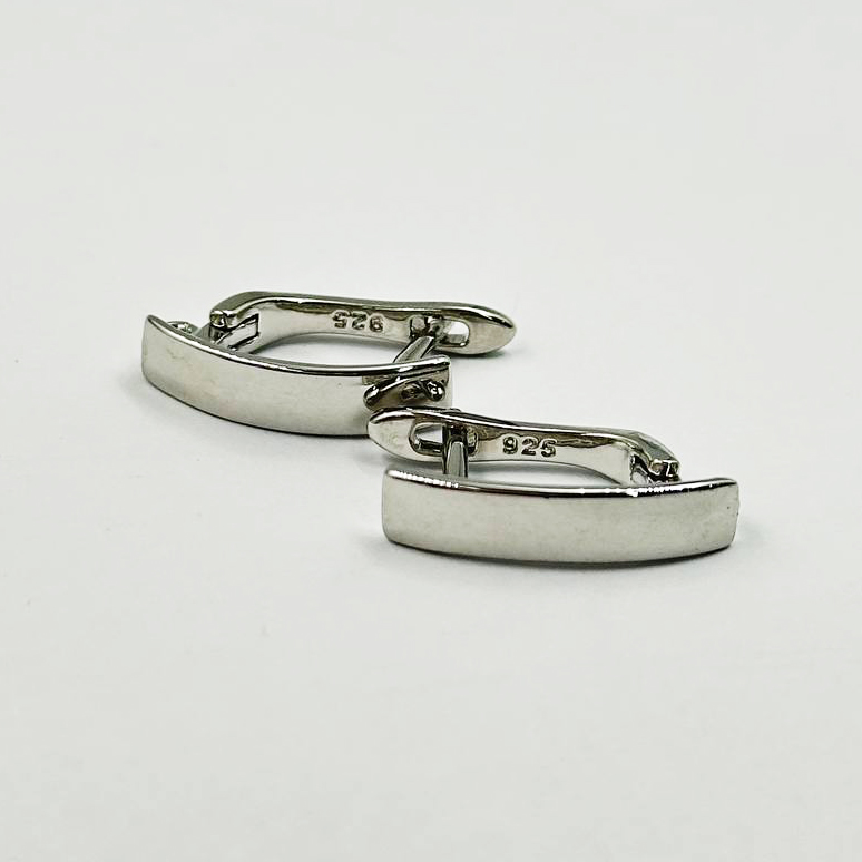 Швензы Геометрия размер 17,3*4,3мм Родий