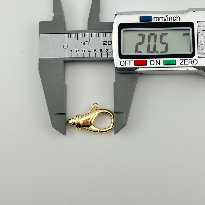 Карабин размер 20,5*13мм цвет золото