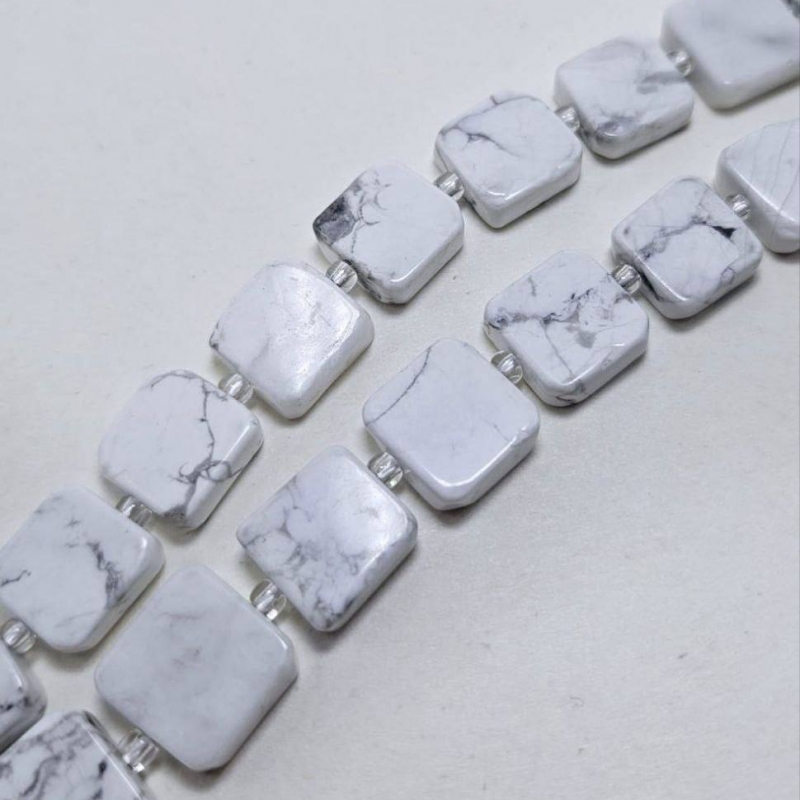 Бусины Говлит размер 11*10мм натуральный камень